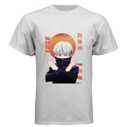 Jujutsu Kaisen Toge Inumaki T-Shirt - Cursed Speech Hand Sign Design | Premium Unisex Triblend Tee