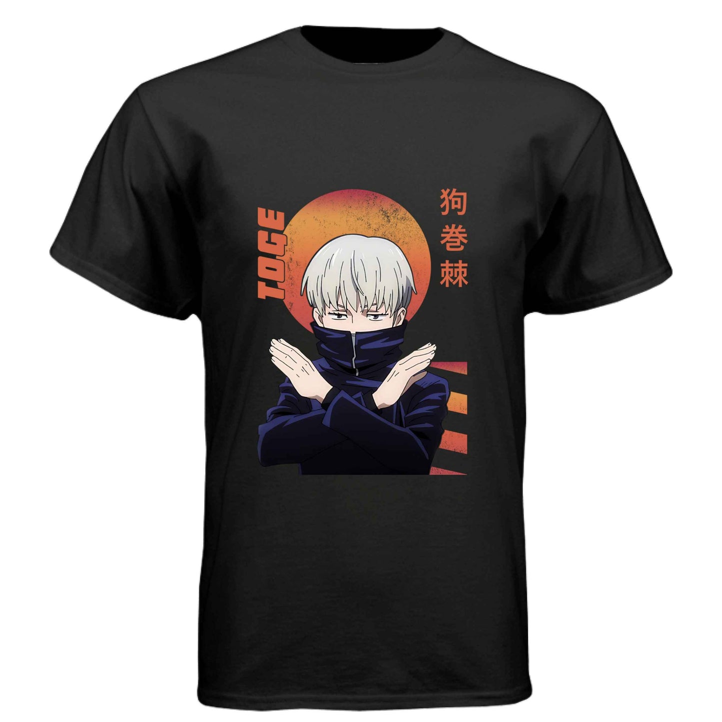 Jujutsu Kaisen Toge Inumaki T-Shirt - Cursed Speech Hand Sign Design | Premium Unisex Triblend Tee