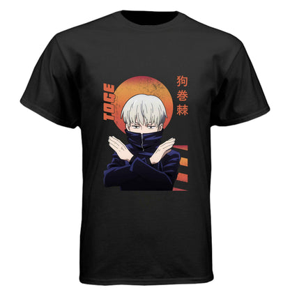 Jujutsu Kaisen Toge Inumaki T-Shirt - Cursed Speech Hand Sign Design | Premium Unisex Triblend Tee