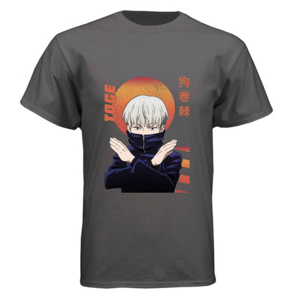 Jujutsu Kaisen Toge Inumaki T-Shirt - Cursed Speech Hand Sign Design | Premium Unisex Triblend Tee