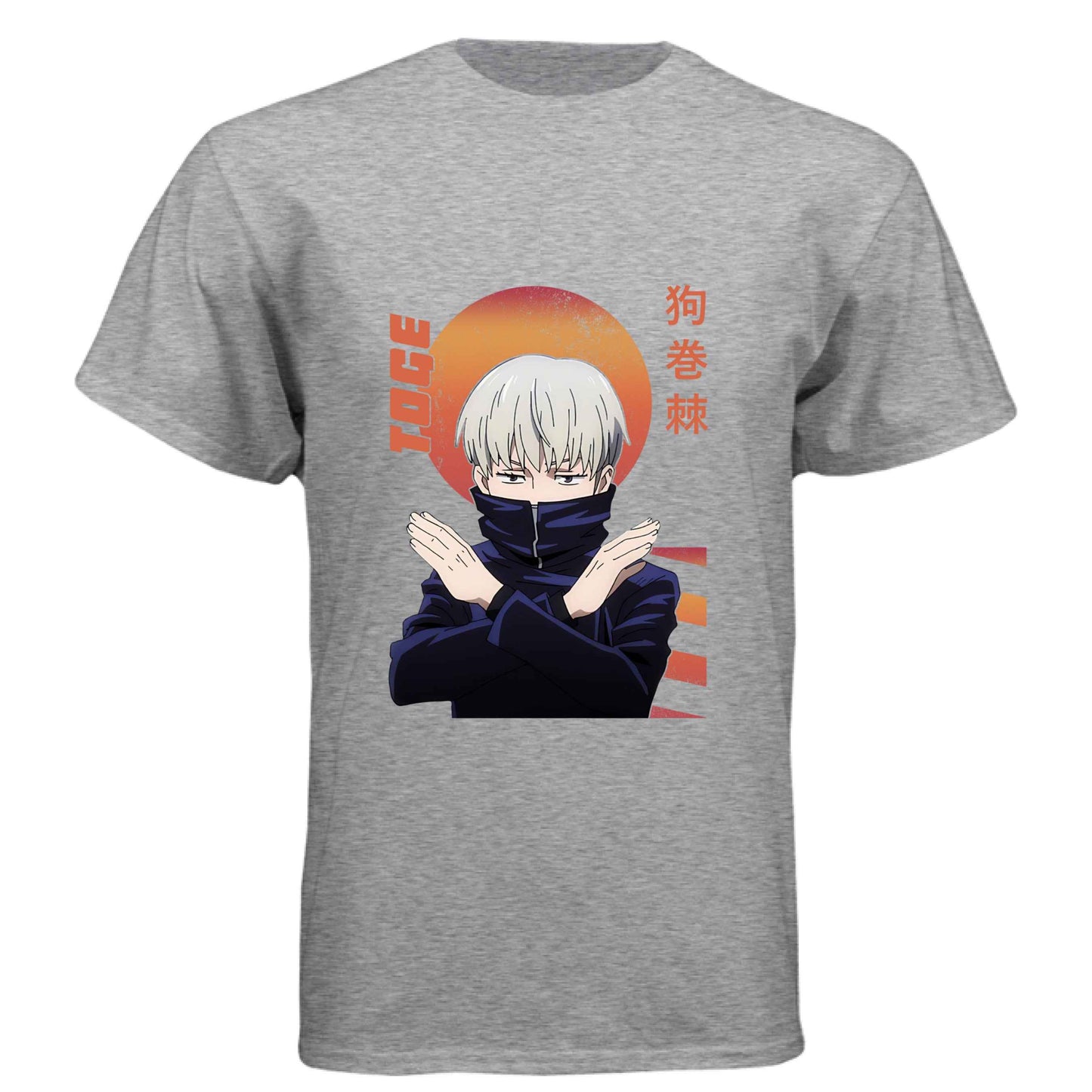 Jujutsu Kaisen Toge Inumaki T-Shirt - Cursed Speech Hand Sign Design | Premium Unisex Triblend Tee
