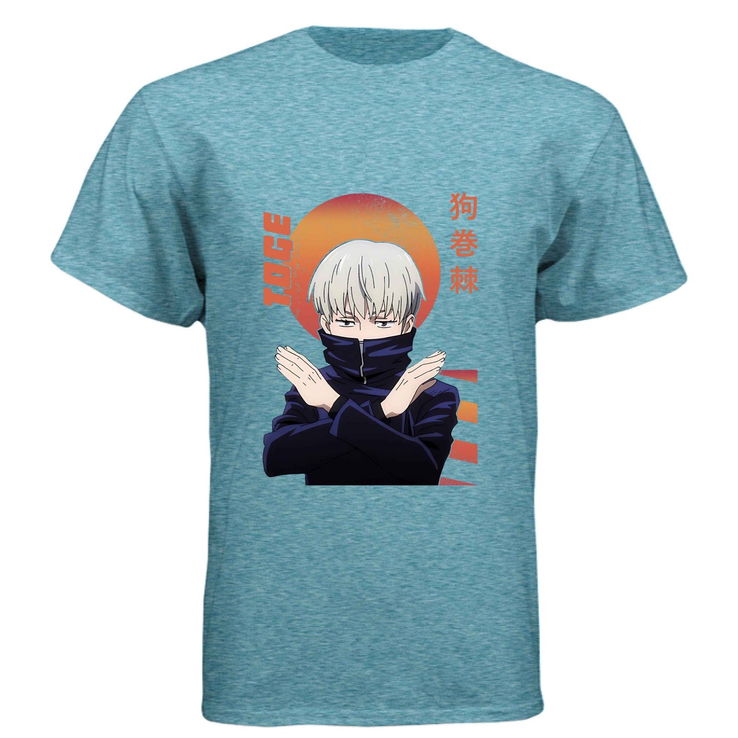 Jujutsu Kaisen Toge Inumaki T-Shirt - Cursed Speech Hand Sign Design | Premium Unisex Triblend Tee