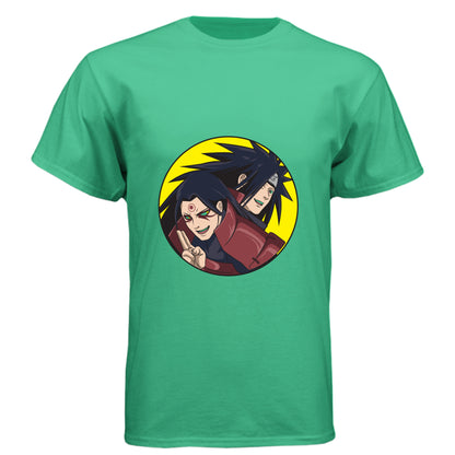 ENVY - FRONT Naruto Madara and Hashirama anime t-shirt featuring legendary founders duo design on unisex triblend fabric
