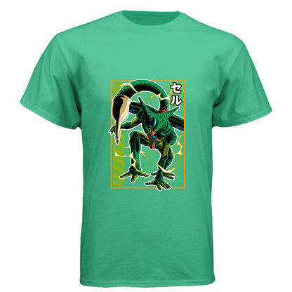 Dragon Ball Z Cell T-Shirt - Perfect Form Bio-Android Design | Premium Unisex Triblend Tee