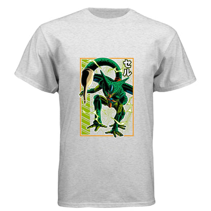 Dragon Ball Z Cell T-Shirt - Perfect Form Bio-Android Design | Premium Unisex Triblend Tee