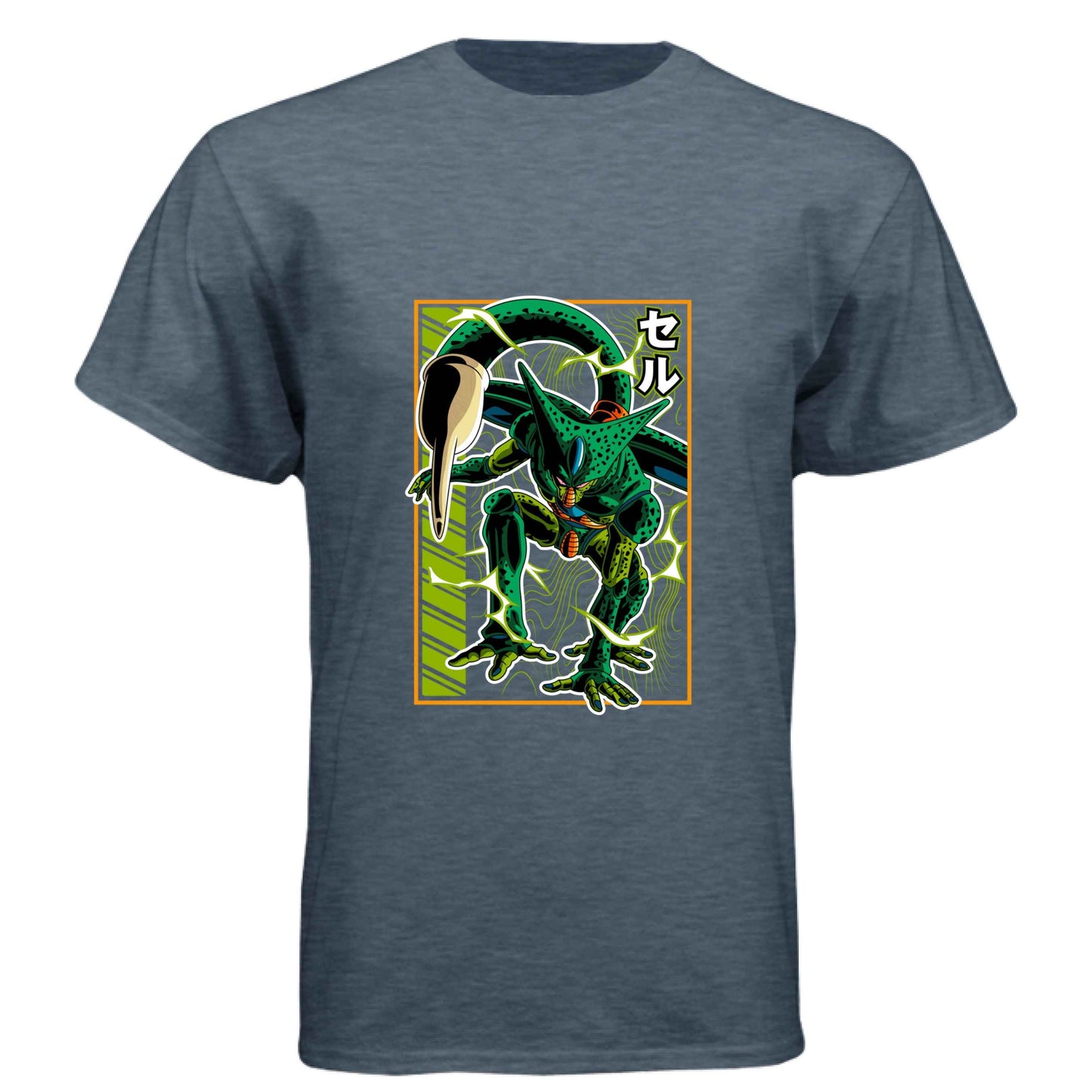 Dragon Ball Z Cell T-Shirt - Perfect Form Bio-Android Design | Premium Unisex Triblend Tee