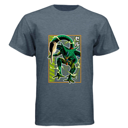 Dragon Ball Z Cell T-Shirt - Perfect Form Bio-Android Design | Premium Unisex Triblend Tee