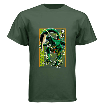Dragon Ball Z Cell T-Shirt - Perfect Form Bio-Android Design | Premium Unisex Triblend Tee