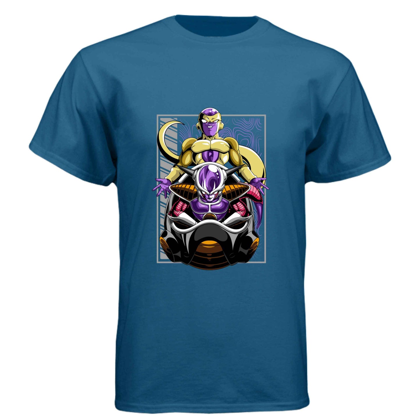 Dragon Ball Z Frieza T-Shirt - Evolution Transformation Forms Design | Premium Unisex Triblend Tee