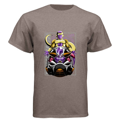 Dragon Ball Z Frieza T-Shirt - Evolution Transformation Forms Design | Premium Unisex Triblend Tee