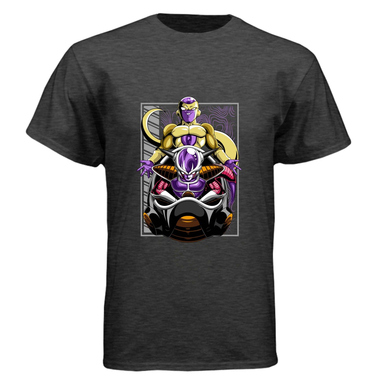 Dragon Ball Z Frieza T-Shirt - Evolution Transformation Forms Design | Premium Unisex Triblend Tee