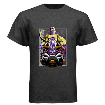 Dragon Ball Z Frieza T-Shirt - Evolution Transformation Forms Design | Premium Unisex Triblend Tee