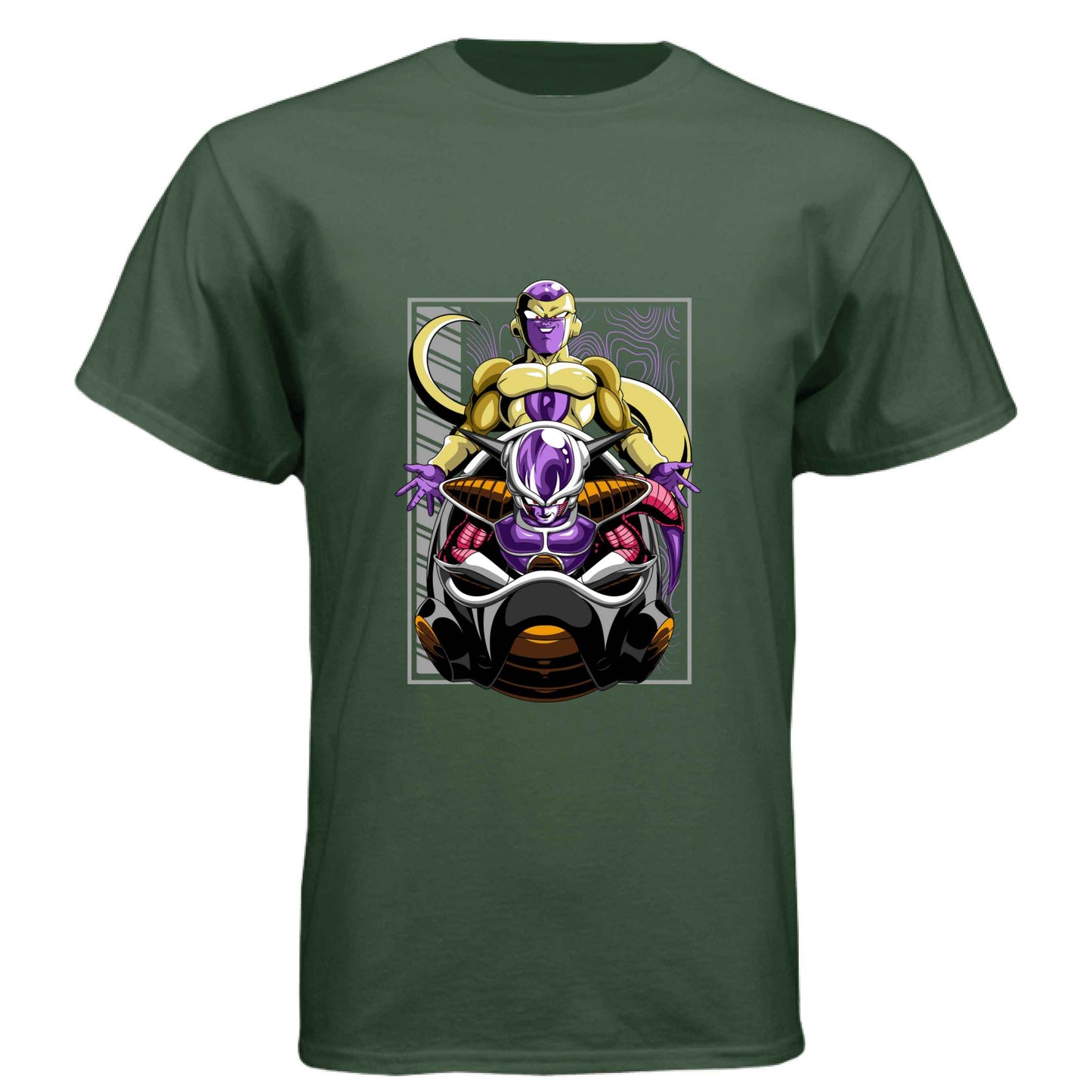 Dragon Ball Z Frieza T-Shirt - Evolution Transformation Forms Design | Premium Unisex Triblend Tee