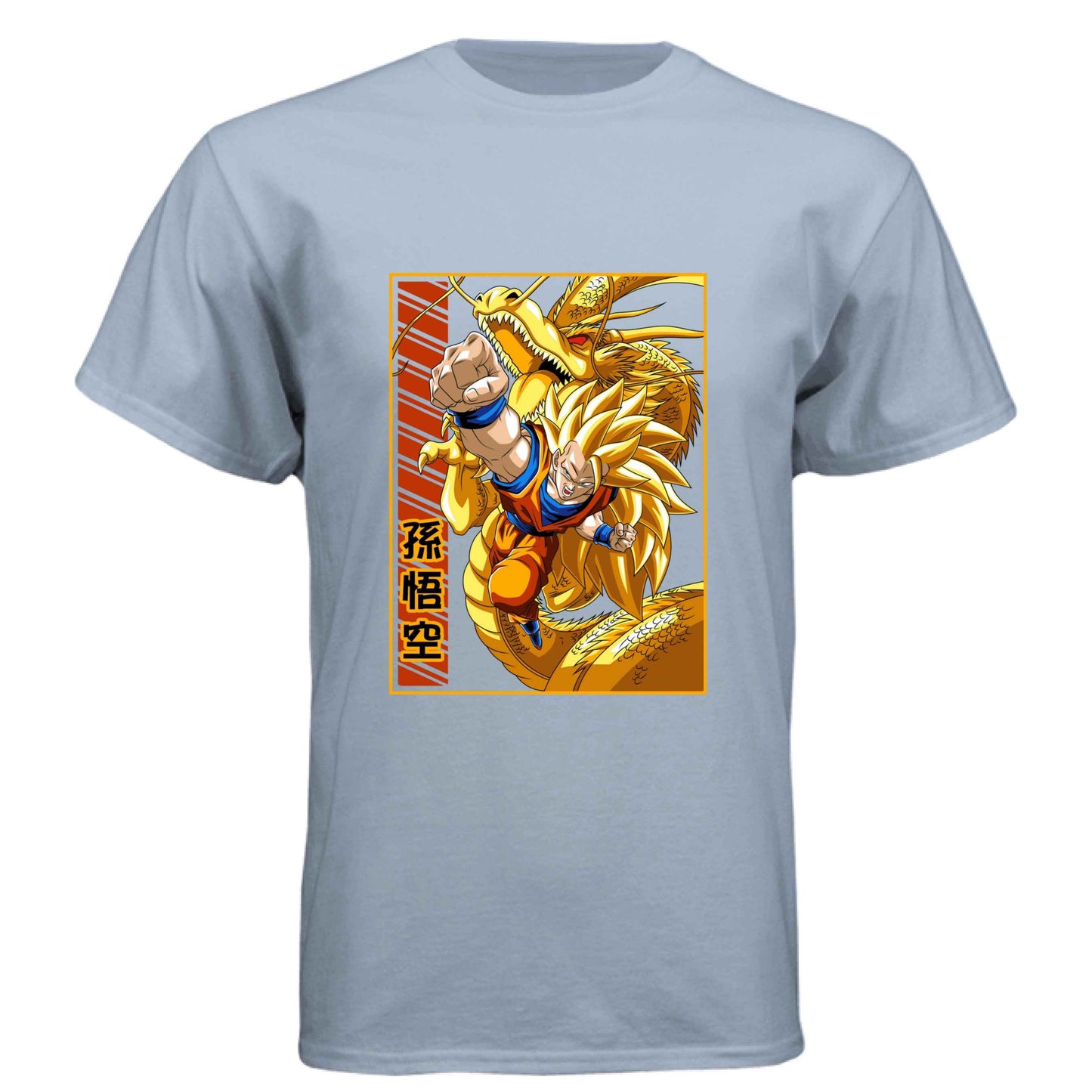 Dragon Ball Z Goku & Shenron T-Shirt - Super Saiyan 3 Eternal Dragon Design | Premium Unisex Triblend Tee