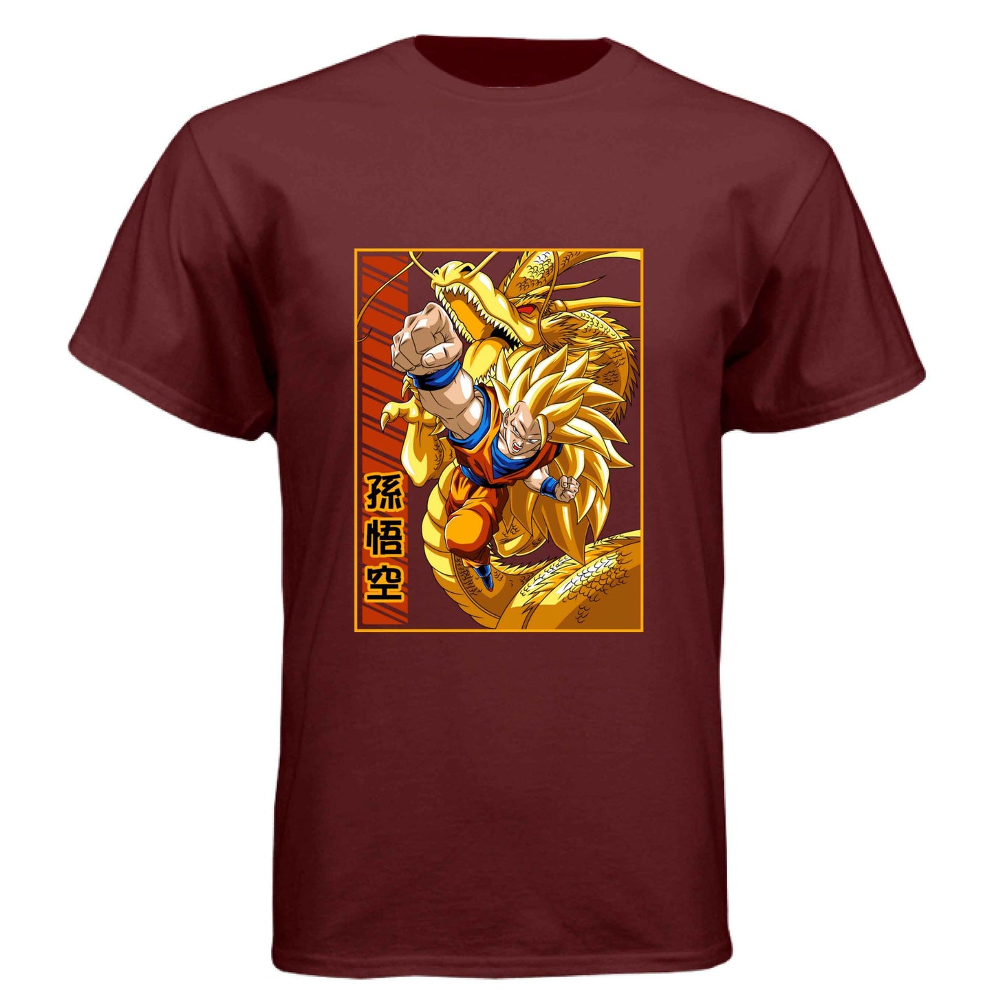 Dragon Ball Z Goku & Shenron T-Shirt - Super Saiyan 3 Eternal Dragon Design | Premium Unisex Triblend Tee