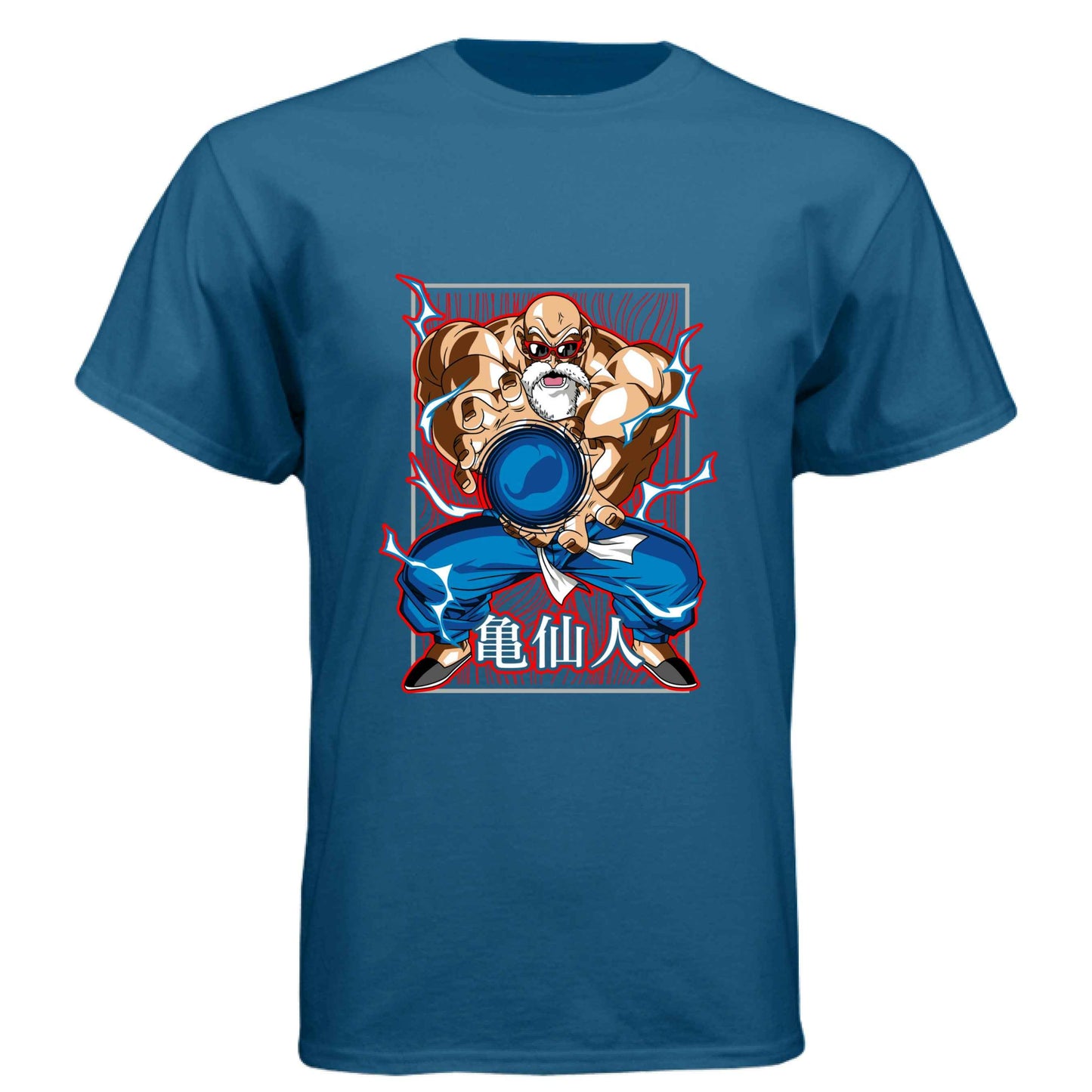 Dragon Ball Z Master Roshi T-Shirt - Kamehameha Turtle Hermit Design | Premium Unisex Triblend Tee