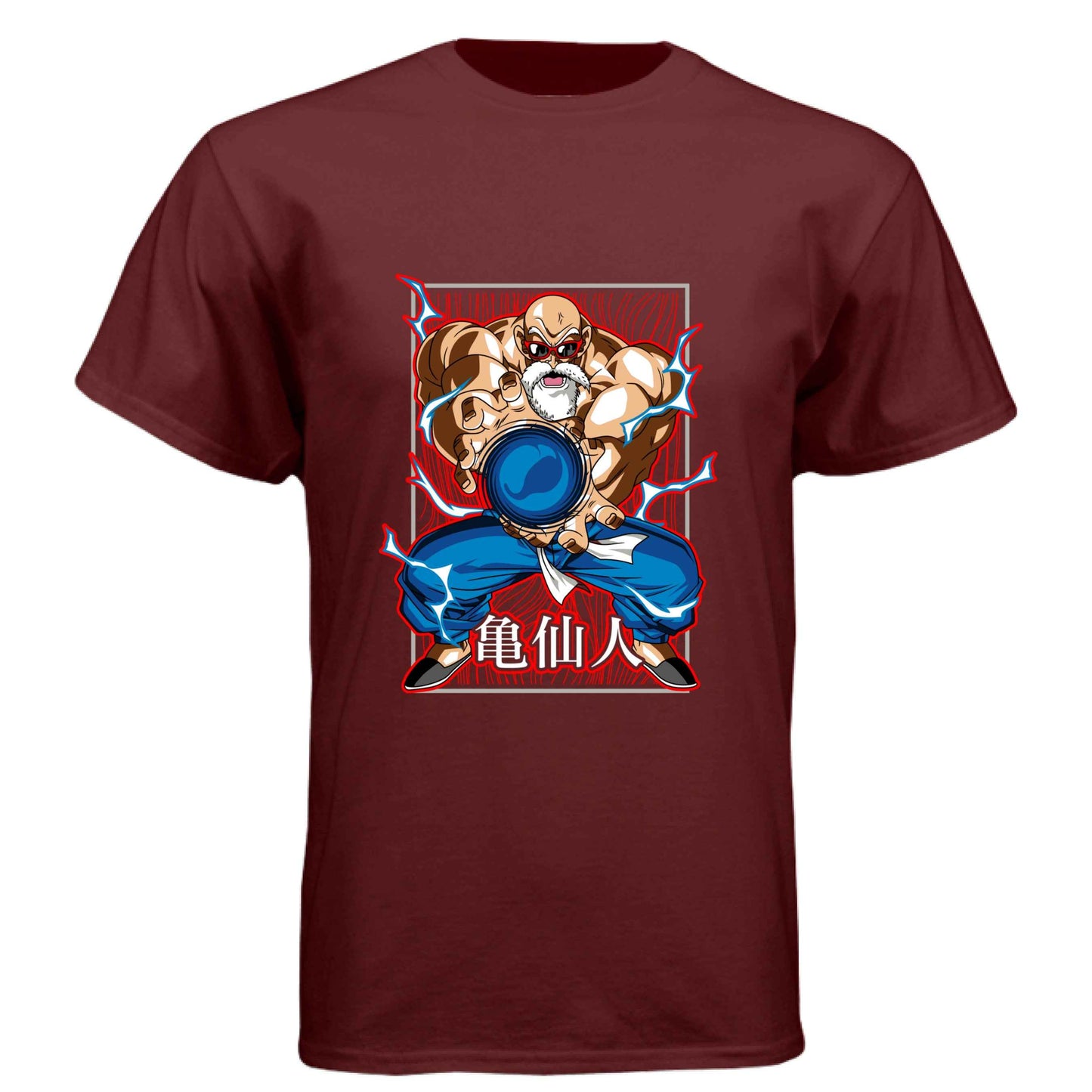 Dragon Ball Z Master Roshi T-Shirt - Kamehameha Turtle Hermit Design | Premium Unisex Triblend Tee