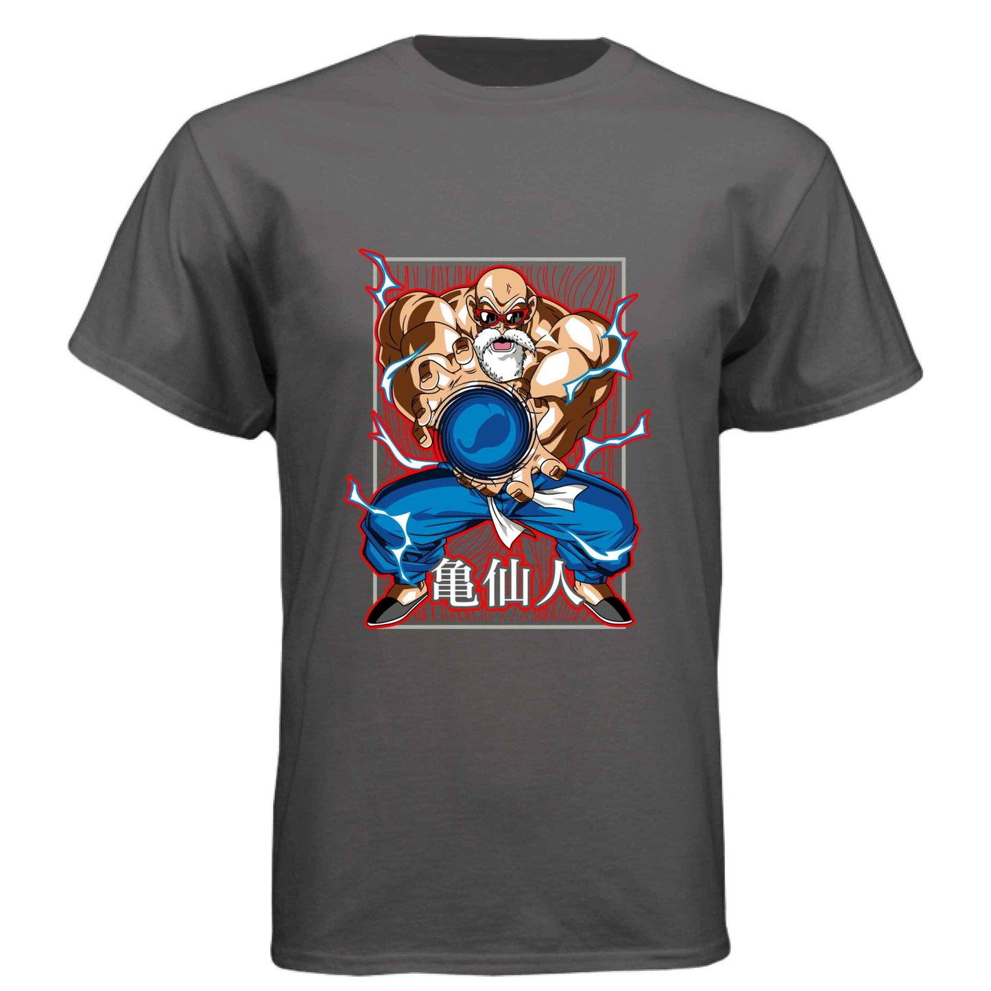 Dragon Ball Z Master Roshi T-Shirt - Kamehameha Turtle Hermit Design | Premium Unisex Triblend Tee