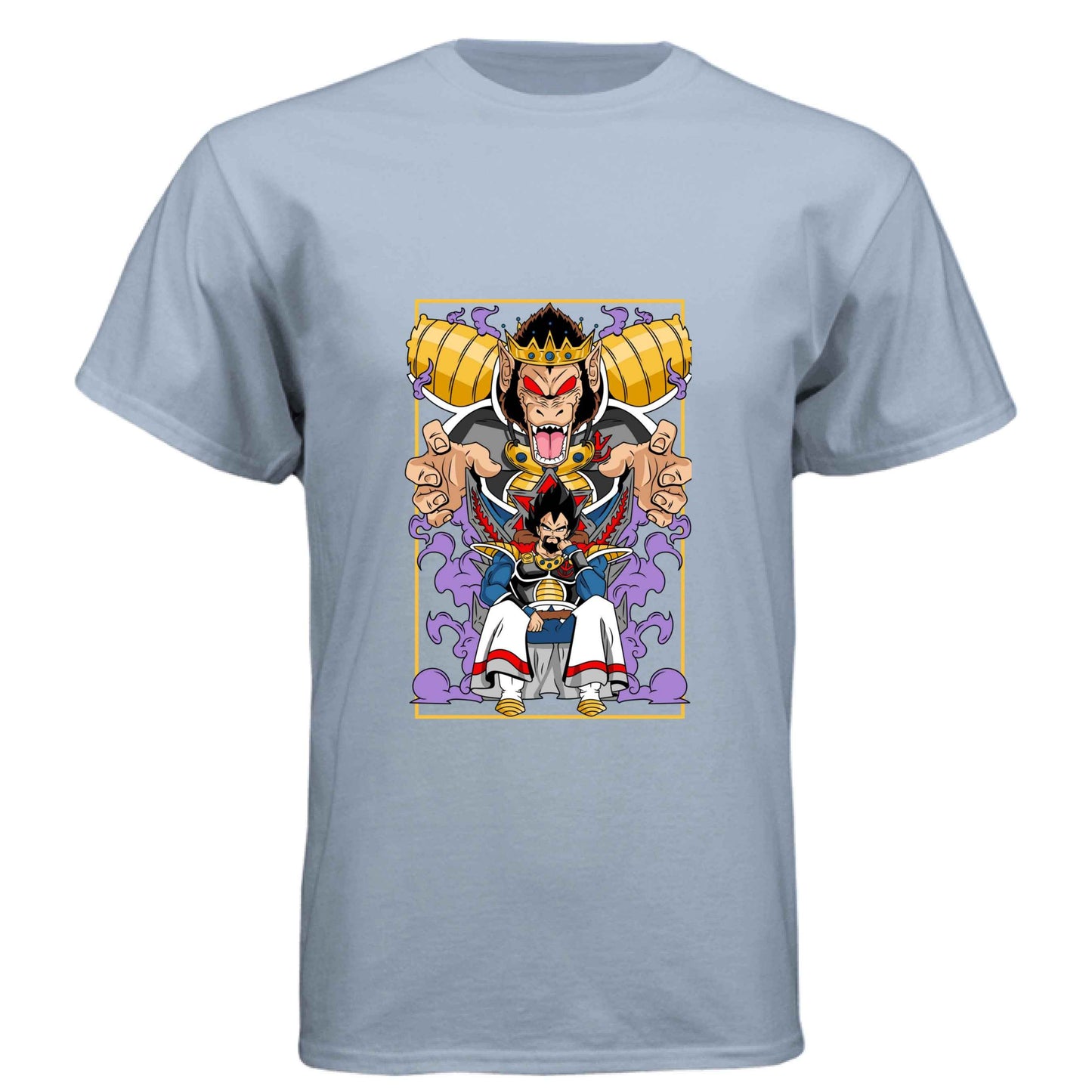 Dragon Ball Z King Vegeta T-Shirt - Saiyan Royalty Throne Design | Premium Unisex Triblend Tee