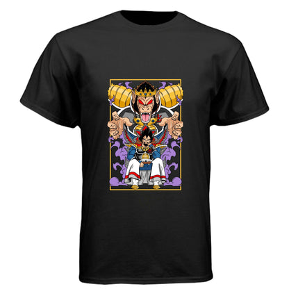 Dragon Ball Z King Vegeta T-Shirt - Saiyan Royalty Throne Design | Premium Unisex Triblend Tee