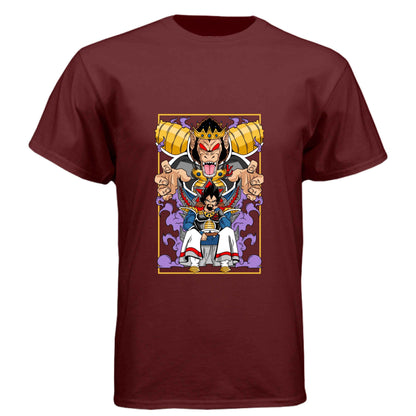 Dragon Ball Z King Vegeta T-Shirt - Saiyan Royalty Throne Design | Premium Unisex Triblend Tee