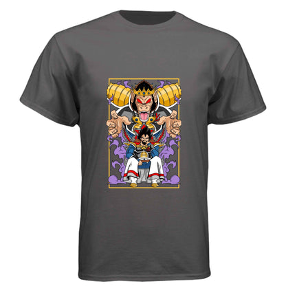 Dragon Ball Z King Vegeta T-Shirt - Saiyan Royalty Throne Design | Premium Unisex Triblend Tee
