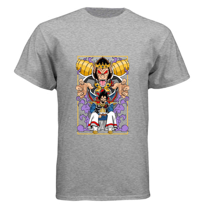 Dragon Ball Z King Vegeta T-Shirt - Saiyan Royalty Throne Design | Premium Unisex Triblend Tee