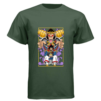 Dragon Ball Z King Vegeta T-Shirt - Saiyan Royalty Throne Design | Premium Unisex Triblend Tee