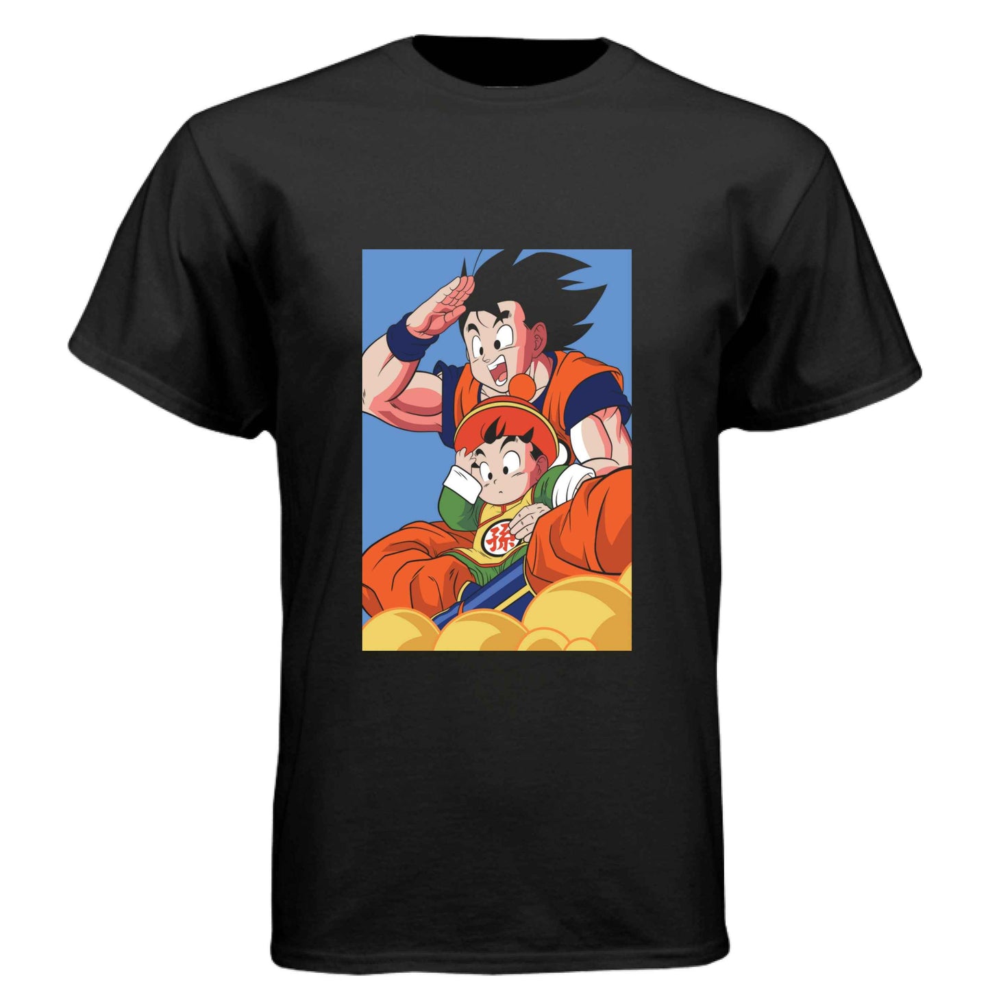 Dragon Ball Z Goku & Gohan T-Shirt - Father Son Nimbus Cloud Design | Premium Unisex Triblend Tee