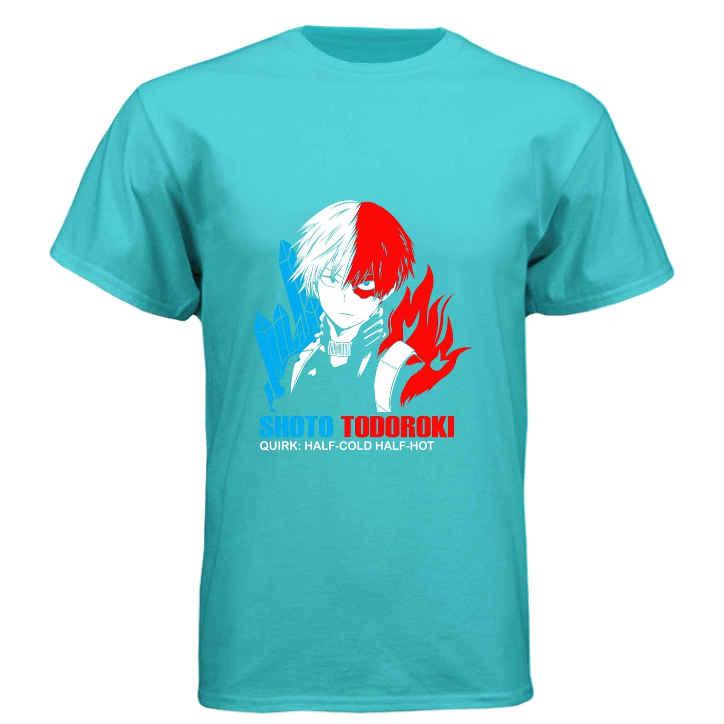 My Hero Academia Shoto Todoroki T-Shirt - Half-Cold Half-Hot Quirk Design | Premium Unisex Triblend Tee