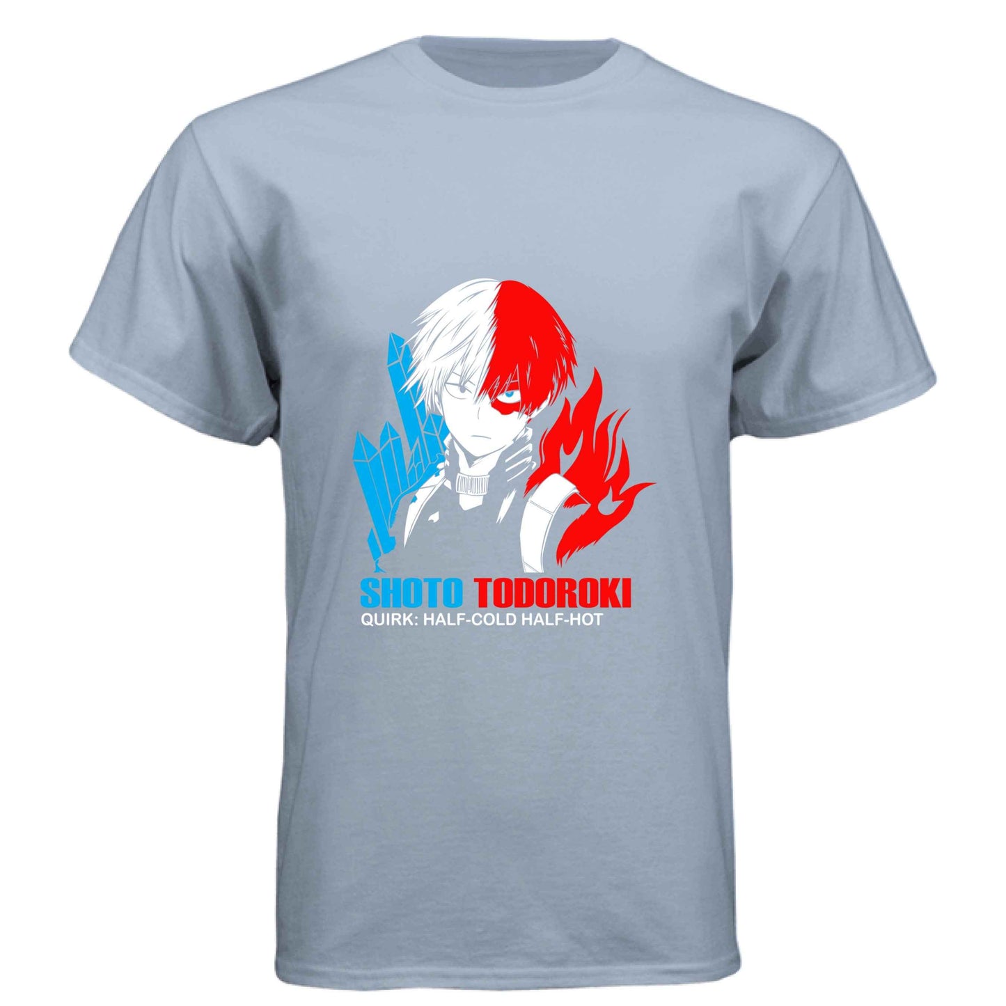 My Hero Academia Shoto Todoroki T-Shirt - Half-Cold Half-Hot Quirk Design | Premium Unisex Triblend Tee