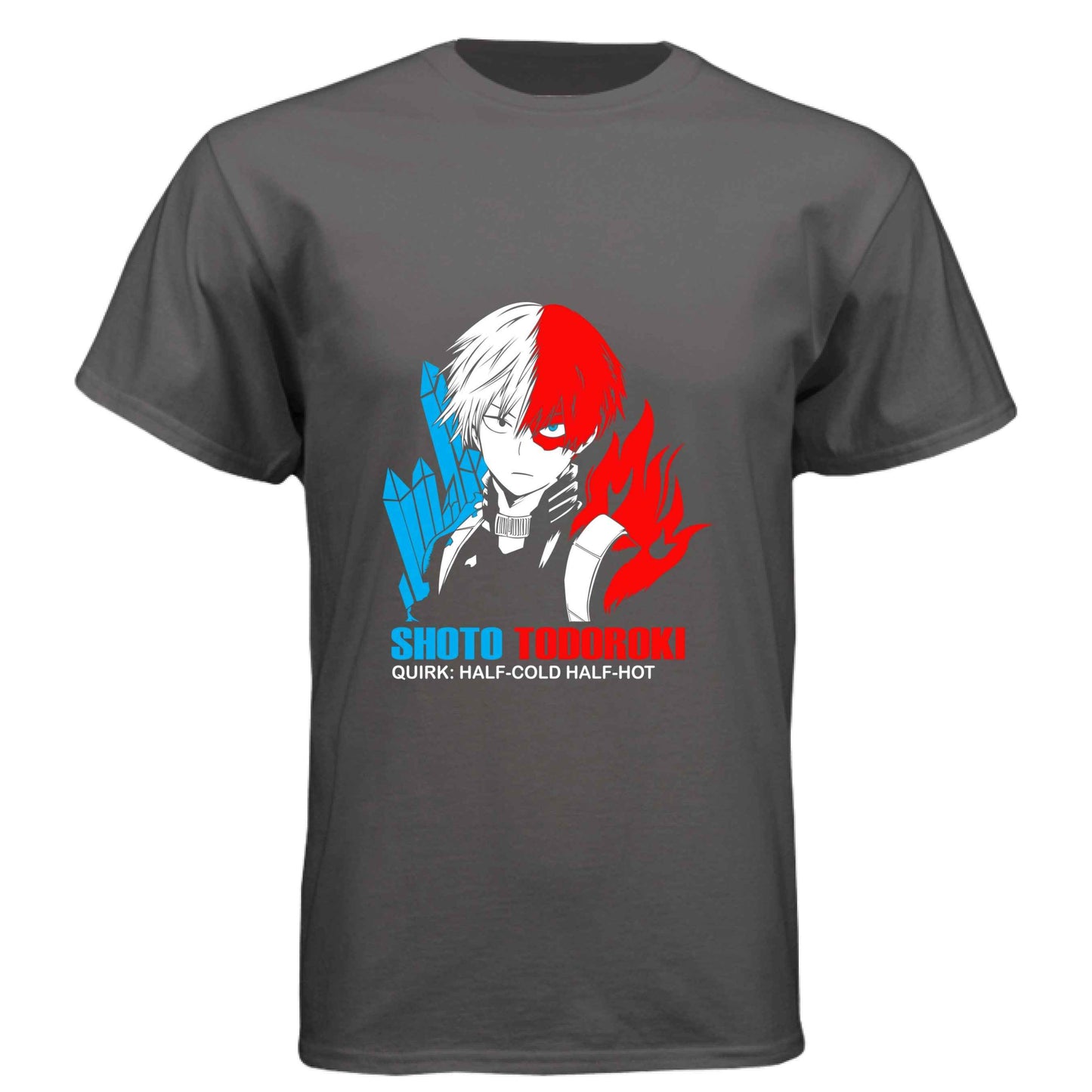 My Hero Academia Shoto Todoroki T-Shirt - Half-Cold Half-Hot Quirk Design | Premium Unisex Triblend Tee