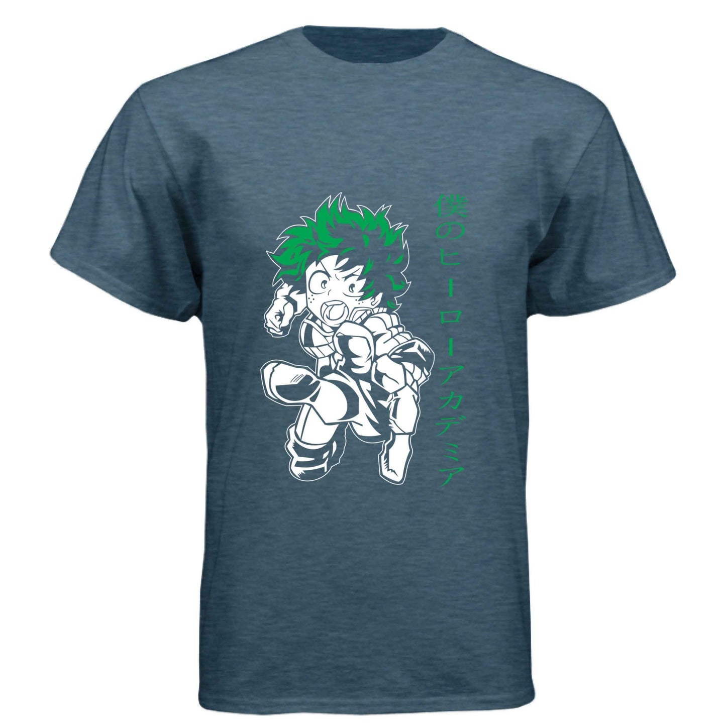 My Hero Academia Deku T-Shirt - Izuku Midoriya Hero Costume Design | Premium Unisex Triblend Tee