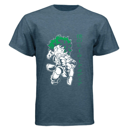 My Hero Academia Deku T-Shirt - Izuku Midoriya Hero Costume Design | Premium Unisex Triblend Tee