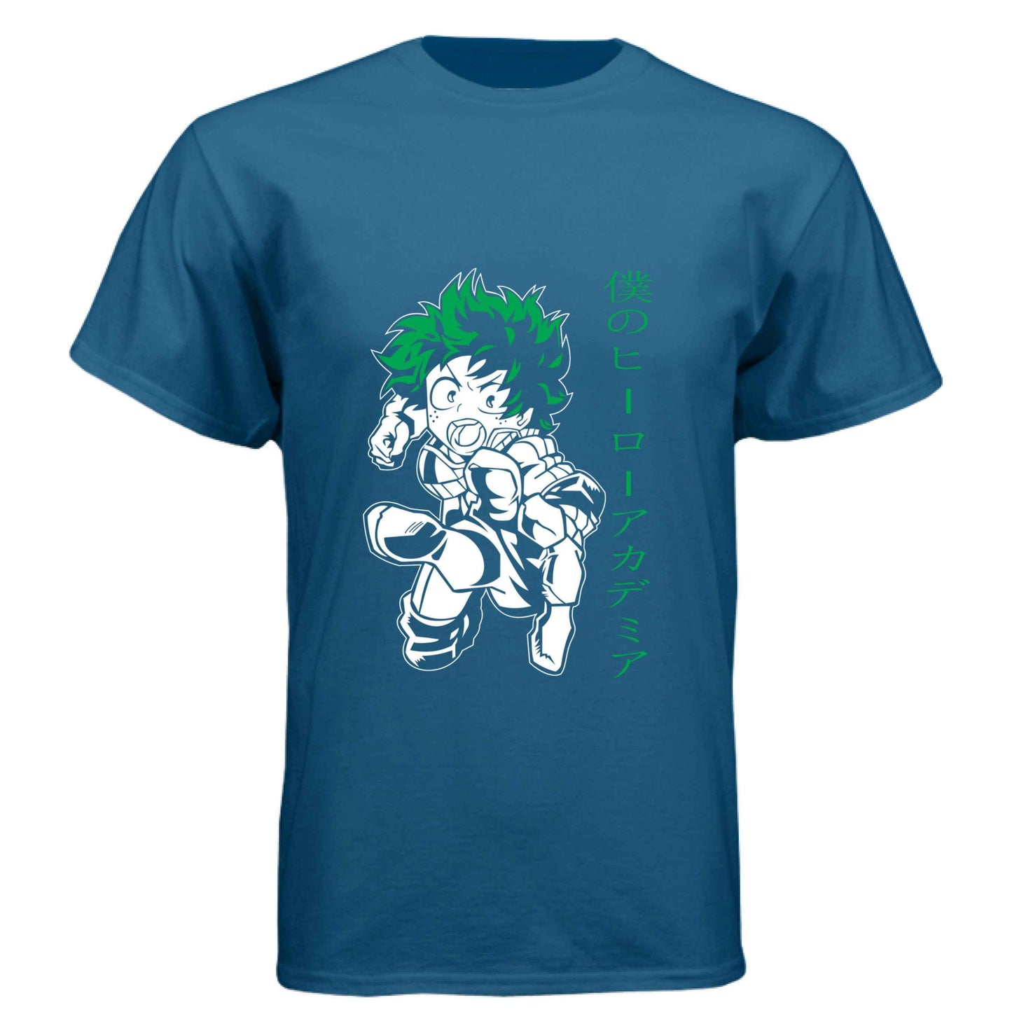 My Hero Academia Deku T-Shirt - Izuku Midoriya Hero Costume Design | Premium Unisex Triblend Tee
