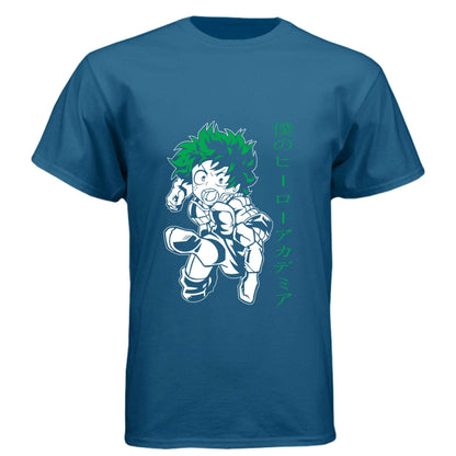 My Hero Academia Deku T-Shirt - Izuku Midoriya Hero Costume Design | Premium Unisex Triblend Tee