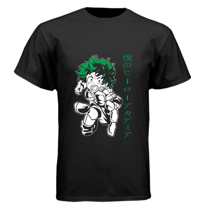 My Hero Academia Deku T-Shirt - Izuku Midoriya Hero Costume Design | Premium Unisex Triblend Tee