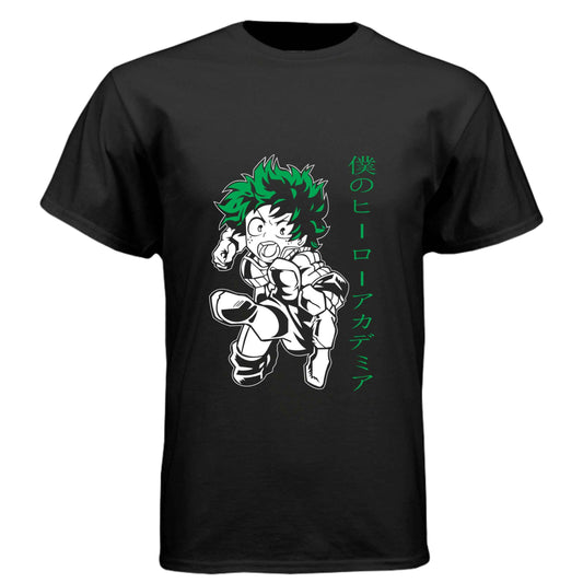 My Hero Academia Deku T-Shirt - Izuku Midoriya Hero Costume Design | Premium Unisex Triblend Tee