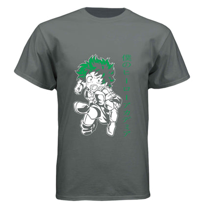 My Hero Academia Deku T-Shirt - Izuku Midoriya Hero Costume Design | Premium Unisex Triblend Tee