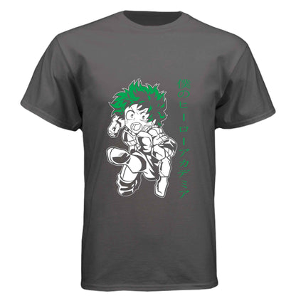 My Hero Academia Deku T-Shirt - Izuku Midoriya Hero Costume Design | Premium Unisex Triblend Tee