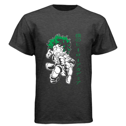 My Hero Academia Deku T-Shirt - Izuku Midoriya Hero Costume Design | Premium Unisex Triblend Tee