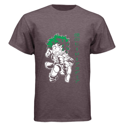 My Hero Academia Deku T-Shirt - Izuku Midoriya Hero Costume Design | Premium Unisex Triblend Tee