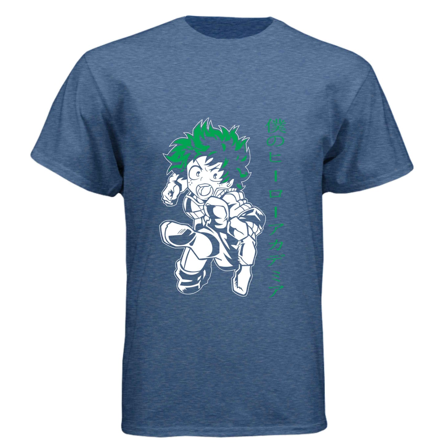 My Hero Academia Deku T-Shirt - Izuku Midoriya Hero Costume Design | Premium Unisex Triblend Tee