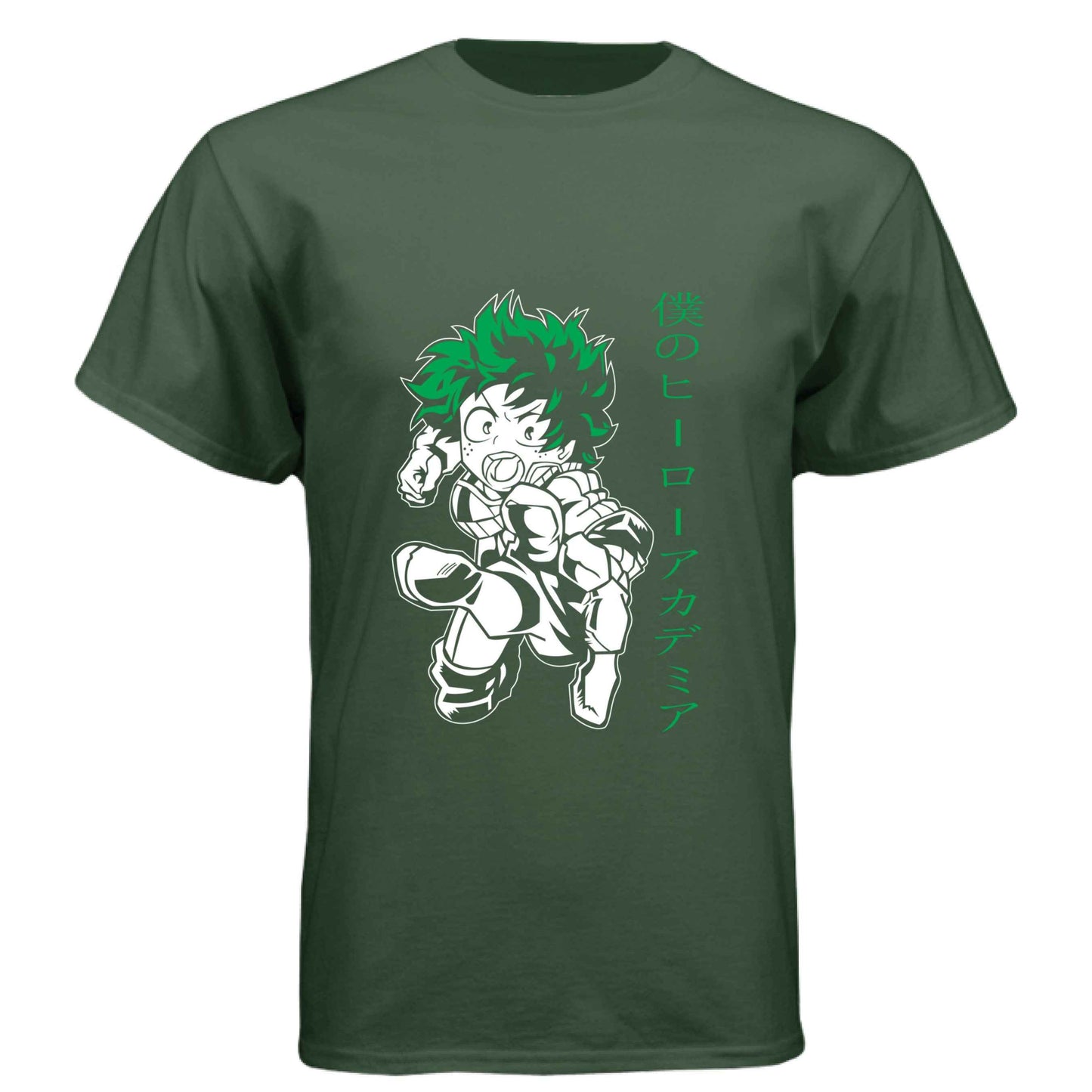 My Hero Academia Deku T-Shirt - Izuku Midoriya Hero Costume Design | Premium Unisex Triblend Tee