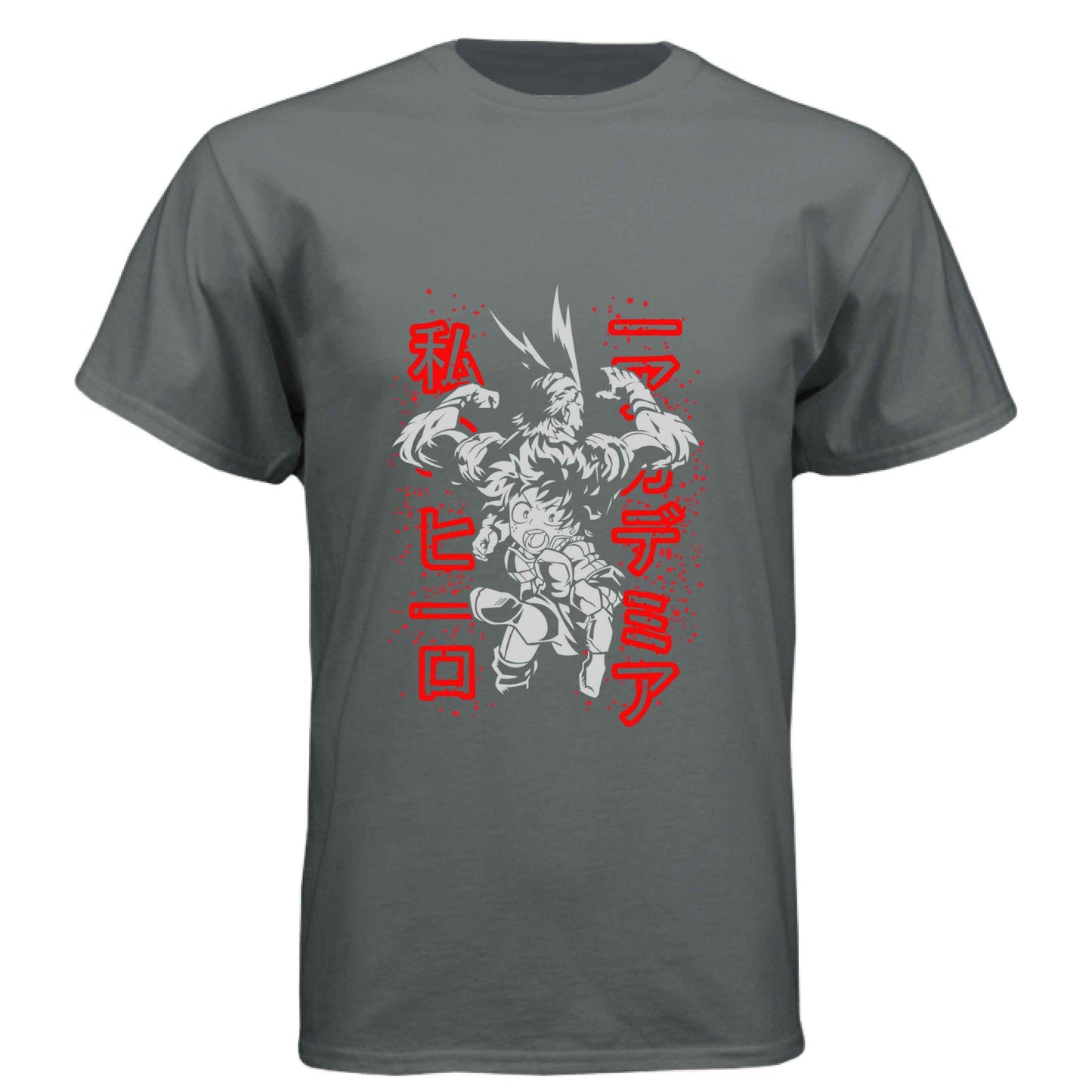 My Hero Academia Deku & All Might T-Shirt - Mentor Student Back-to-Back Design | Premium Unisex Triblend Tee