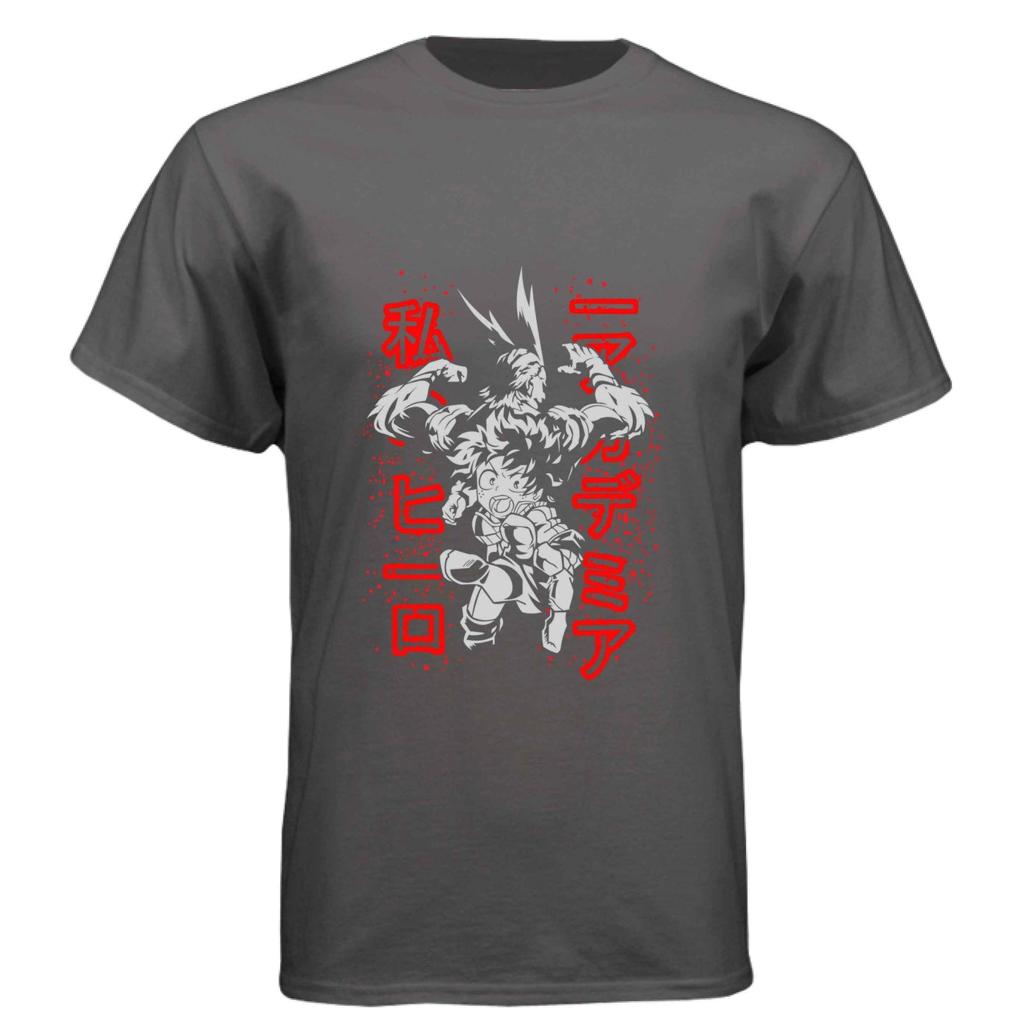 My Hero Academia Deku & All Might T-Shirt - Mentor Student Back-to-Back Design | Premium Unisex Triblend Tee