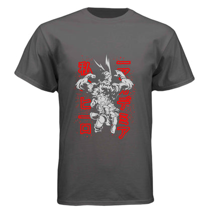 My Hero Academia Deku & All Might T-Shirt - Mentor Student Back-to-Back Design | Premium Unisex Triblend Tee