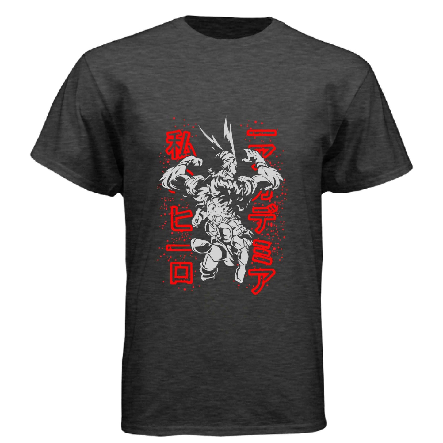 My Hero Academia Deku & All Might T-Shirt - Mentor Student Back-to-Back Design | Premium Unisex Triblend Tee