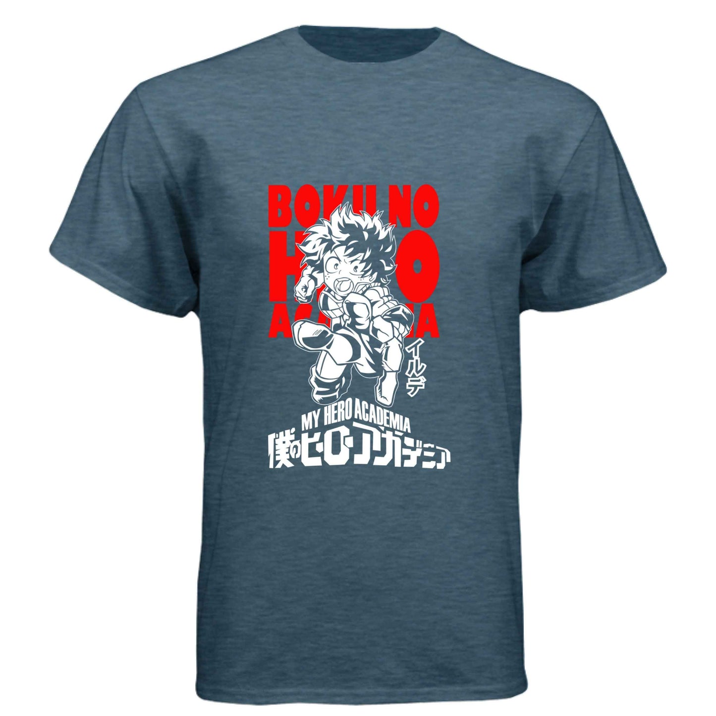 My Hero Academia Deku T-Shirt - Chibi Boku No Hero Academia Design | Premium Unisex Triblend Tee