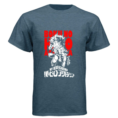 My Hero Academia Deku T-Shirt - Chibi Boku No Hero Academia Design | Premium Unisex Triblend Tee